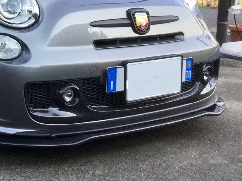 Abarth 500 Fog Lights Cover - Carbon Fibre - TMC Motorsport