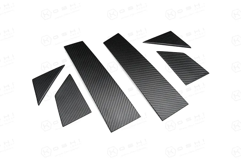 Abarth 500 / 595 / 695 Door Panels / B Pillar - Carbon Fibre - TMC Motorsport