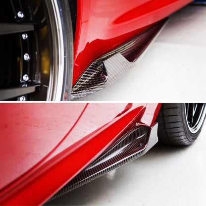 Alfa Romeo 4C Furia Shark Fin Side Skirts - Carbon Fibre - TMC Motorsport