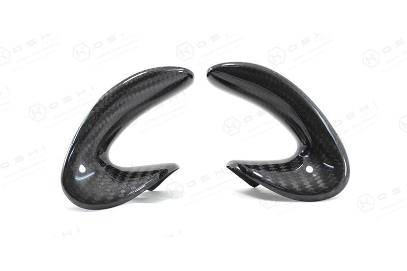 Alfa Romeo 4C Steering Wheel Side Covers Trim - Carbon Fibre - TMC Motorsport