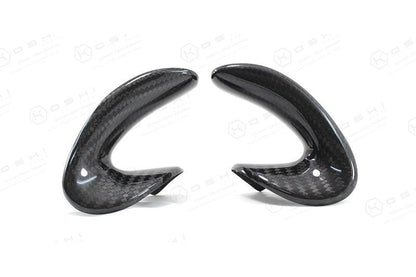 Alfa Romeo 4C Steering Wheel Side Covers Trim - Carbon Fibre - TMC Motorsport