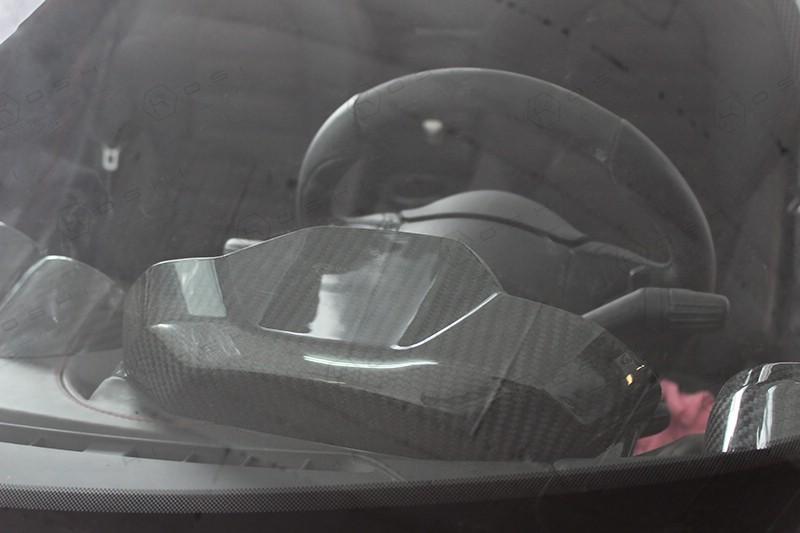 Alfa Romeo 4C Backside Instrument Gauge Cover - Carbon Fibre - TMC Motorsport