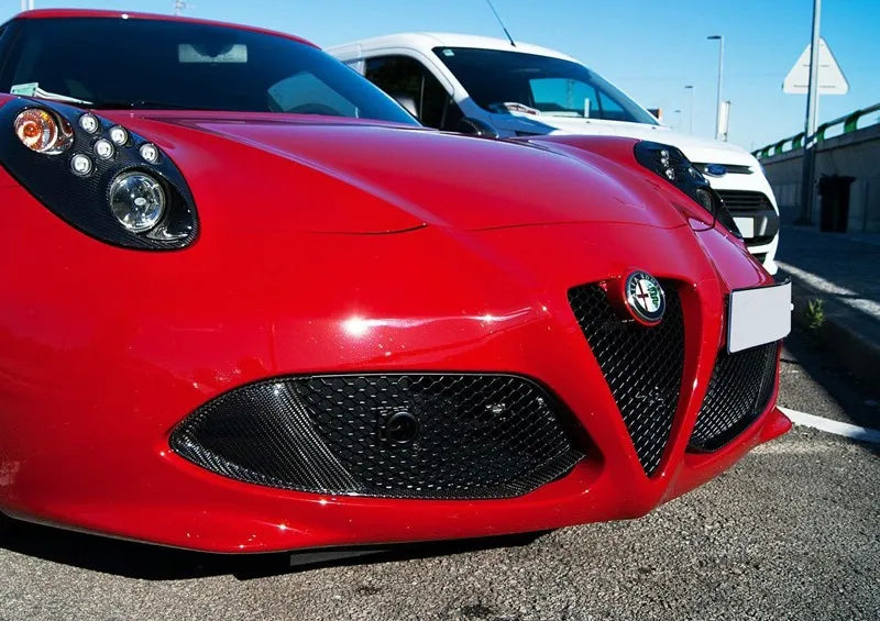 Alfa Romeo 4C Front Bumper Flaps - Carbon Fibre - TMC Motorsport