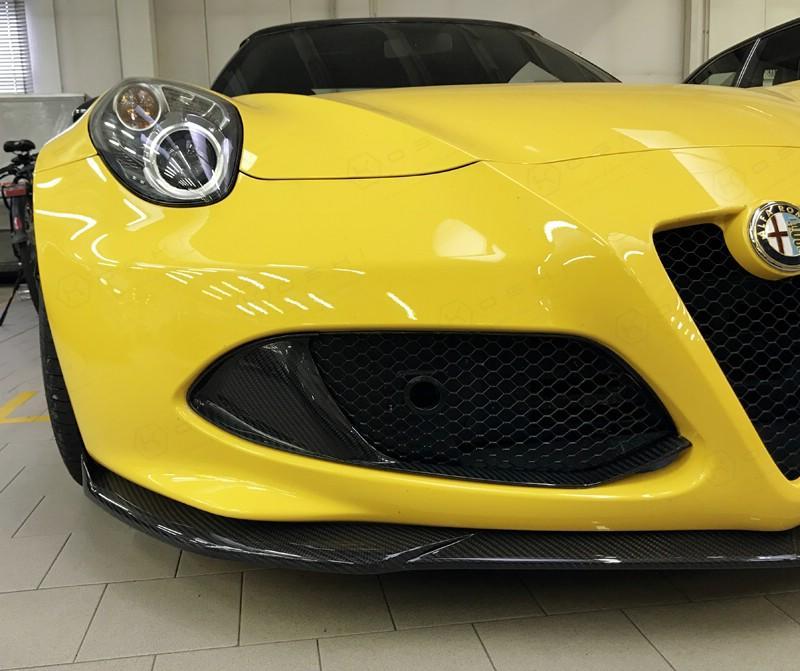 Alfa Romeo 4C Front Bumper Flaps - Carbon Fibre - TMC Motorsport