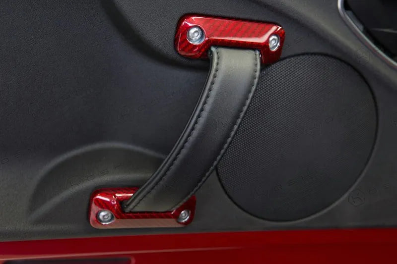 Alfa Romeo 4C Interior Door Handles Cover - Carbon Fibre - TMC Motorsport