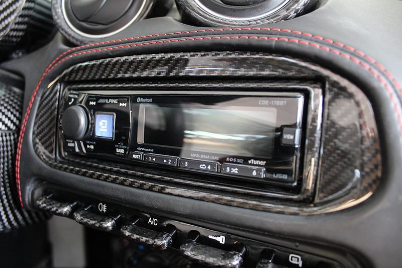 Alfa Romeo 4C Radio Cover Frame - Carbon Fibre - TMC Motorsport