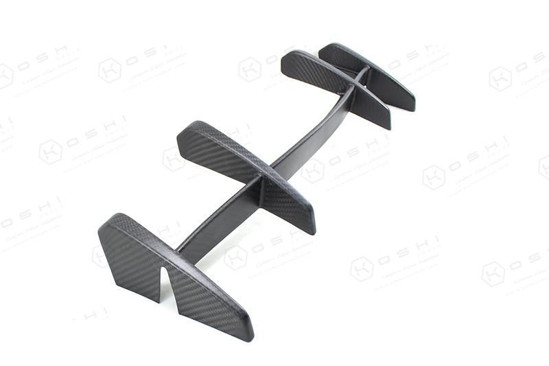 Alfa Romeo 4C Matte Rear Diffuser Flaps Deflector - Carbon Fibre - TMC Motorsport