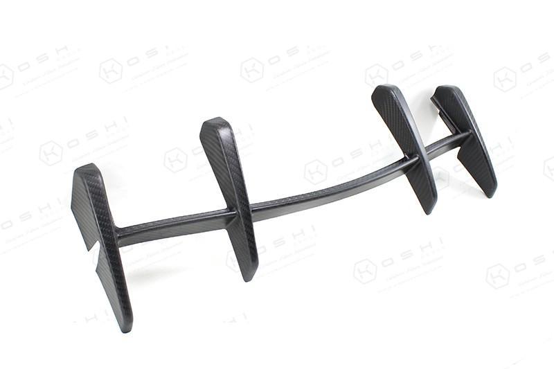 Alfa Romeo 4C Matte Rear Diffuser Flaps Deflector - Carbon Fibre - TMC Motorsport