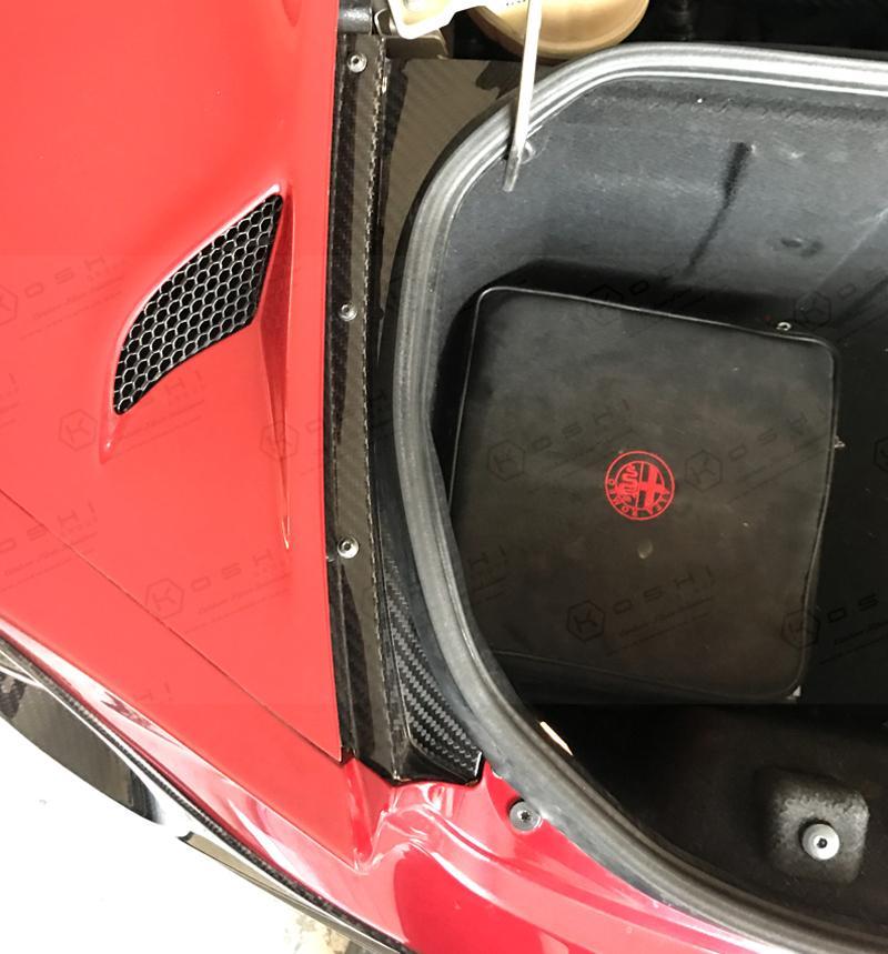 Alfa Romeo 4C Rear Trunk Side Trim - Carbon Fibre - TMC Motorsport