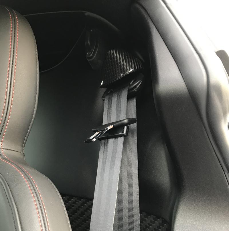 Alfa Romeo 4C Safety Belt Ring Cover - Carbon Fibre - TMC Motorsport