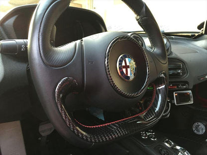 Alfa Romeo 4C Steering Wheel Lower Part Cover - Carbon Fibre - TMC Motorsport
