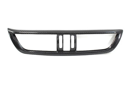 Marco de ventilación del aire acondicionado de la consola central del Alfa Romeo Giulia: fibra de carbono