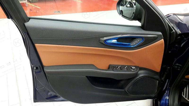 Alfa Romeo Giulia Speakers Frame Trim - Carbon Fibre - TMC Motorsport