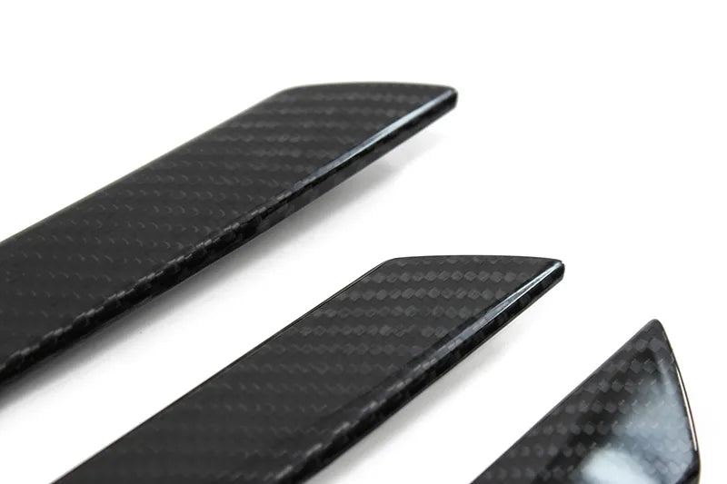 BMW E71 X6 Silver Part Door Trim Cover - Carbon Fibre - TMC Motorsport