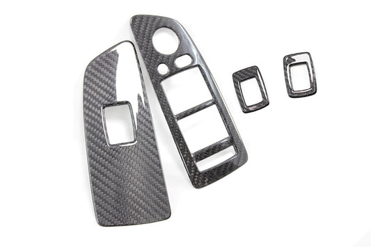 BMW  E87 window switch cover - Carbon Fibre