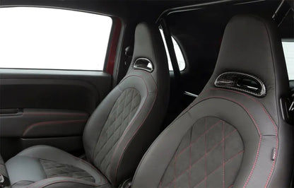 Abarth 500 / 595 / 695 Headrest Insert - Carbon Fibre - TMC Motorsport