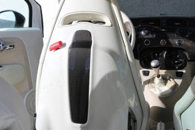 Abarth 500/595 Sabelt Seat Trim Cover - Carbon Fibre