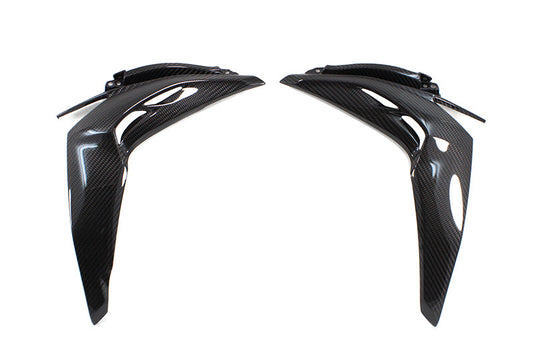 Kawasaki Z1000 side panels (large) - Carbon Fibre