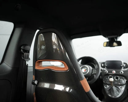 Abarth 500 / 595 / 695 Sabelt Seat Cover Shell Set - Carbon Fibre - TMC Motorsport