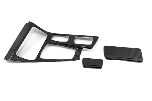 BMW F10 LCI / F11 LCI / F18 LCI Center Trim Console Decor Trim Cover - Carbon Fibre - Koshi Group Store