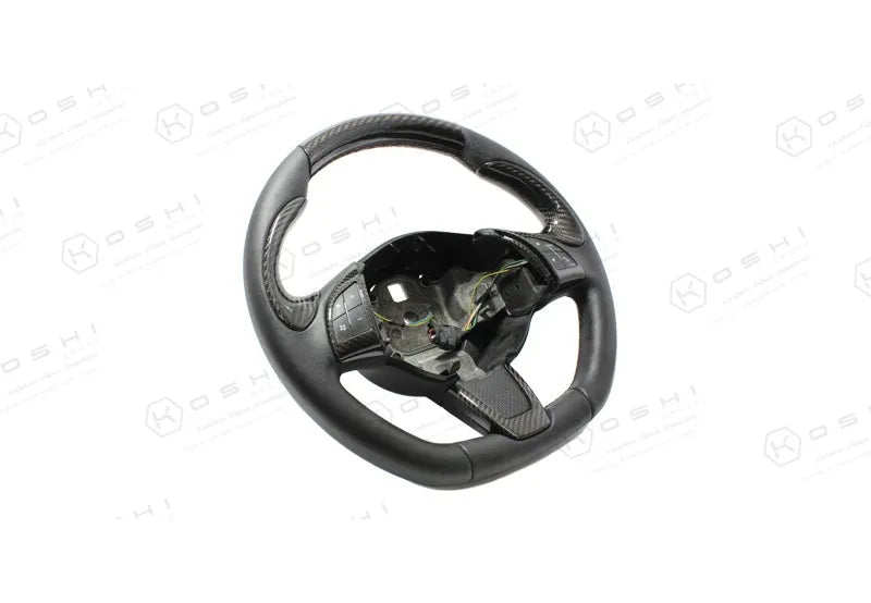 Abarth 500 Steering Wheel Mid-Side Cover - Carbon Fibre - TMC Motorsport