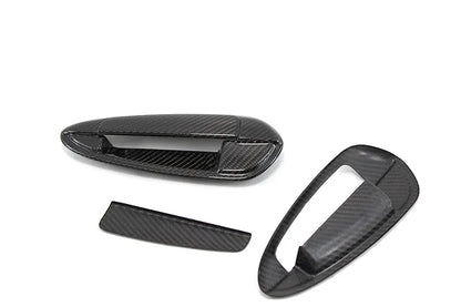 Manijas de puerta de fibra de carbono para Abarth Punto Grande - Fibra de carbono