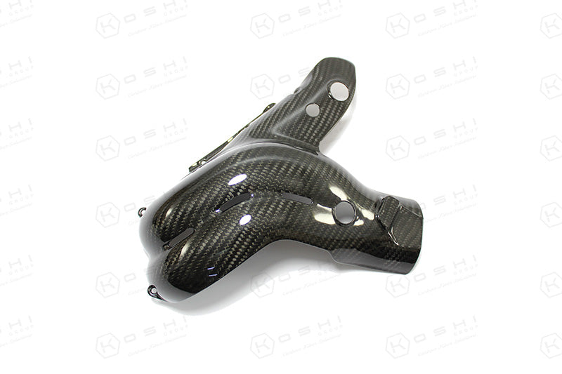 Ducati Panigale V4 S Exhaust protection cover - Carbon Fibre