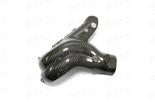 Ducati Panigale V4 S Exhaust protection cover - Carbon Fibre