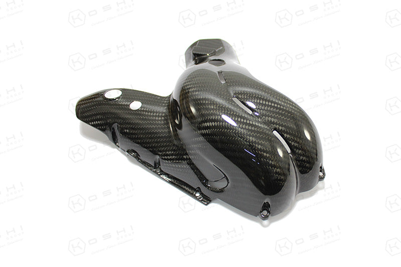 Ducati Panigale V4 S Exhaust protection cover - Carbon Fibre