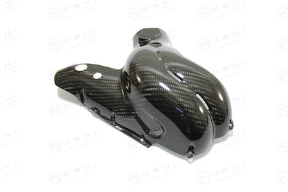 Ducati Panigale V4 S Exhaust protection cover - Carbon Fibre