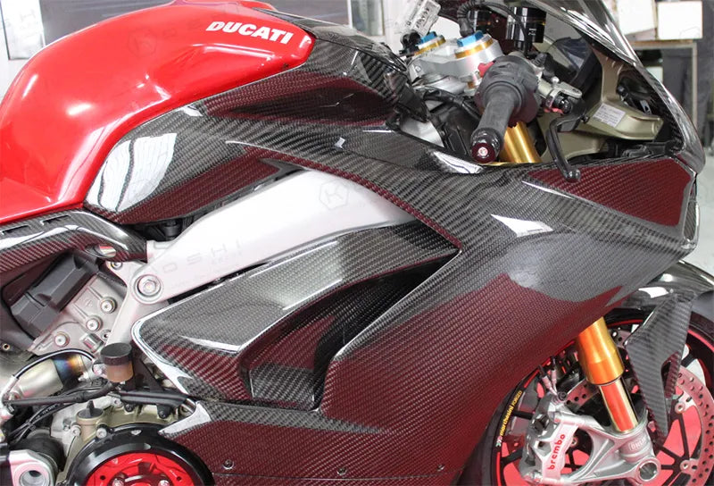 Ducati Panigale V4 S Side Panels - Carbon Fibre Koshi Group Store