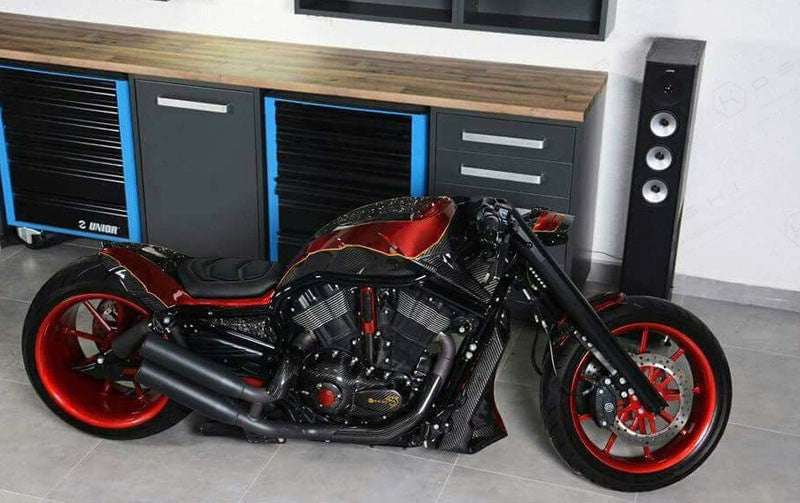 Harley Davidson V-ROD Back Tail - Carbon Fibre