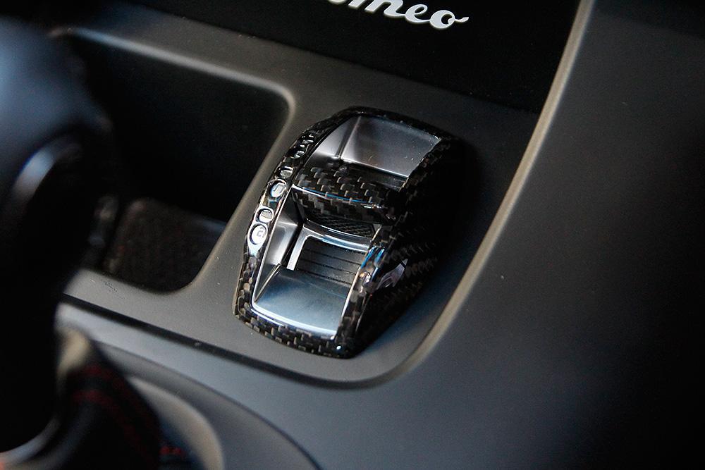 Alfa Romeo 4C DNA Gear Selector Switch Cover - Carbon Fibre - TMC Motorsport