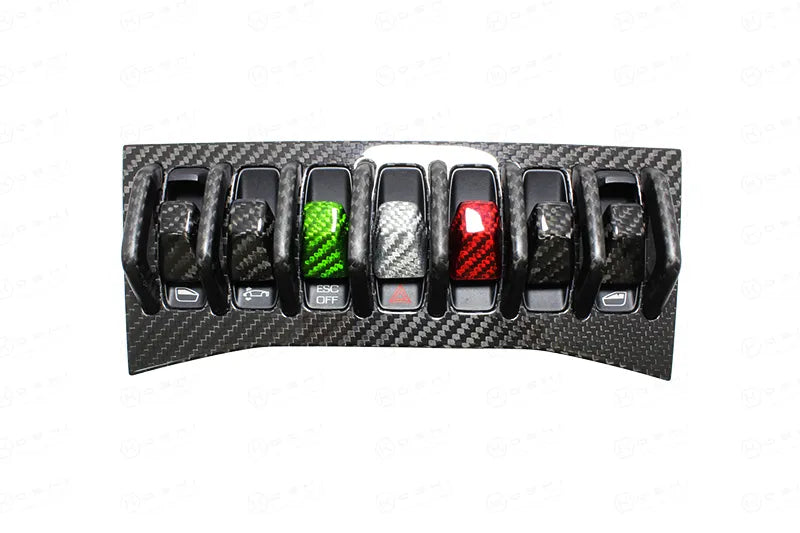 Lamborghini Huracan LP610-4 Spyder Central Console Multiple Switch Buttons - Carbon Fibre - TMC Motorsport