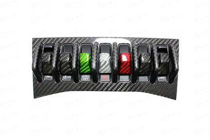 Lamborghini Huracan LP610-4 Spyder Central Console Multiple Switch Buttons - Carbon Fibre - TMC Motorsport