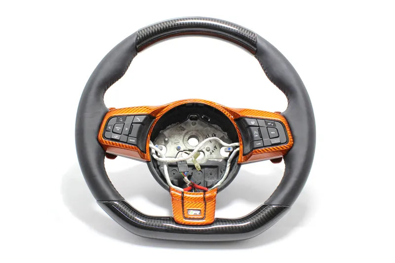 Jaguar F-Type R Steering Wheel Trim - Carbon Fibre