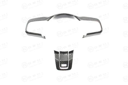 Jaguar F-Type R Steering Wheel Trim - Carbon Fibre - Koshi Group Store