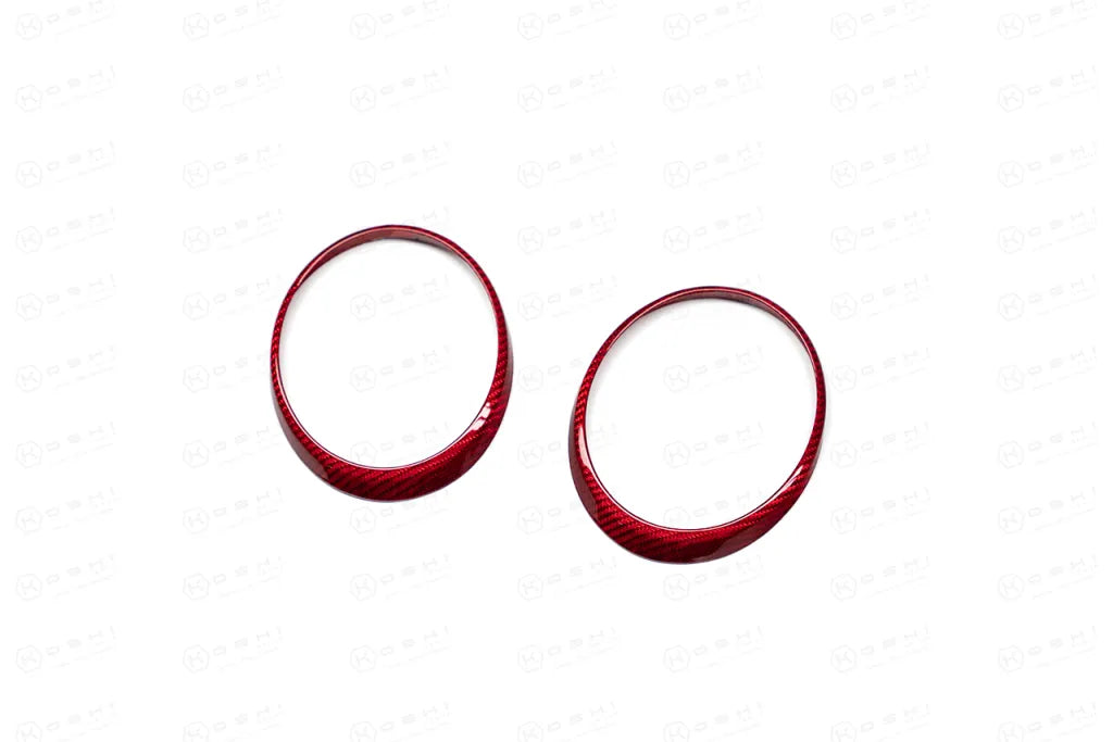 Cubierta de los círculos del panel de instrumentos del Jaguar F-Type: fibra de carbono