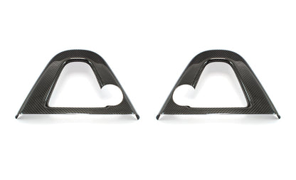 Mercedes Benz SLK R172 Rear Seat Trim Cover With Hole - Carbon Fibre