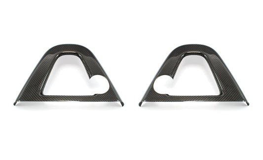 Mercedes Benz SLK R172 Rear Seat Trim Cover With Hole - Carbon Fibre