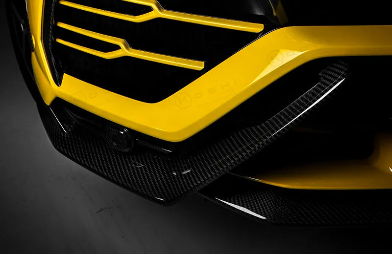 Lamborghini Urus Agressive Front Bumper Flaps - Carbon Fibre Koshi Group Store