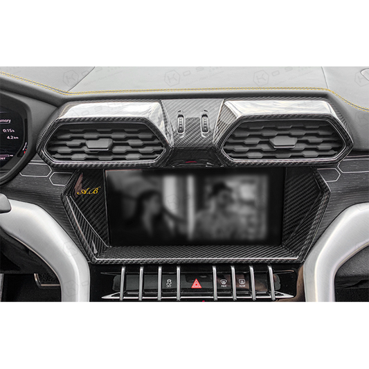 Lamborghini Urus Dashboard Screen/Radio Frame Cover - Carbon Fibre Koshi Group Store