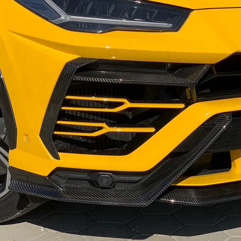 Lamborghini Urus Front Bumper Side Trim Vent / Eyebrow Cover - Carbon Fibre Koshi Group Store