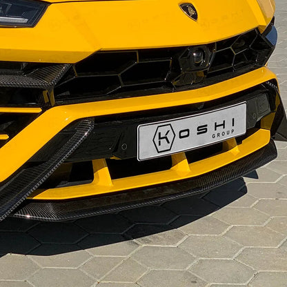 Lamborghini Urus Front Splitter Extended - Carbon Fibre Koshi Group Store
