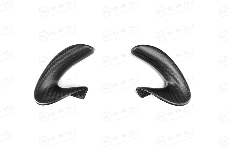 Alfa Romeo 4C Steering Wheel Side Covers Trim - Carbon Fibre - TMC Motorsport