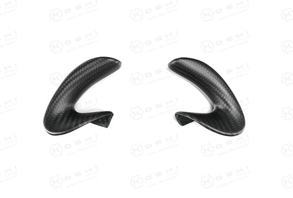 Alfa Romeo 4C Steering Wheel Side Covers Trim - Carbon Fibre - TMC Motorsport