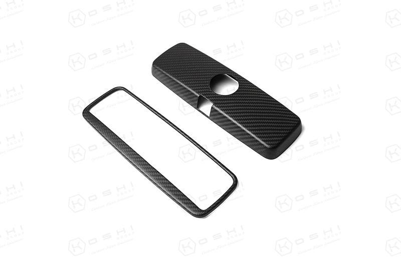 Abarth Fiat 500 / 595 / 695 Interior Mirror Cover - Carbon Fibre - Abarth Tuning