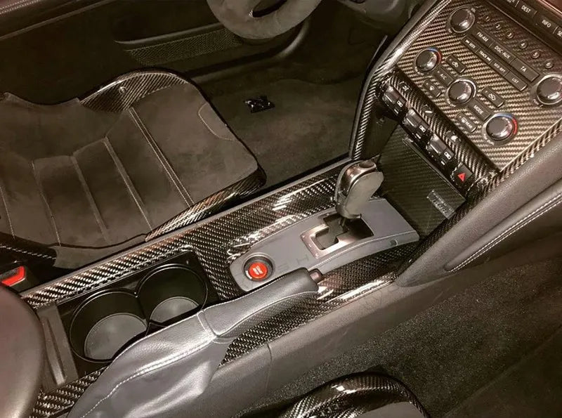 NISSAN GT-R Central Tunnel Cover - Carbon Fibre - TMC Motorsport