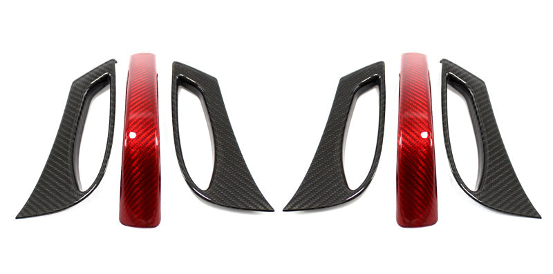 Mercedes Benz SLK R172 Seatbelt Holder Cover - Carbon Fibre