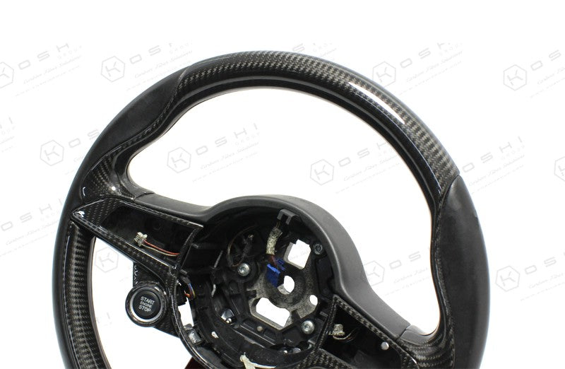 Alfa Romeo Giulia QV / Stelvio QV Steering Wheel Upper Part Cover - Carbon Fibre - TMC Motorsport
